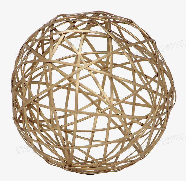 金属铜丝镂空球形工艺品