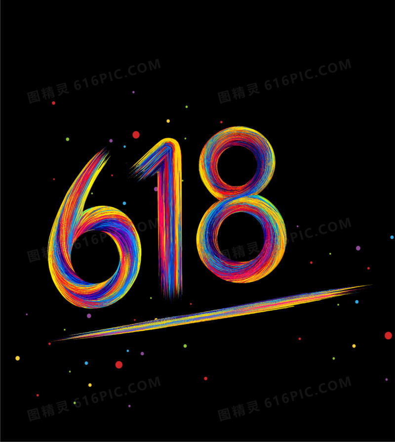 京东618方形小logo标签