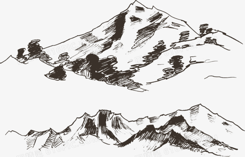 关键词:              线条山手绘高山山峰山脉山版画自然