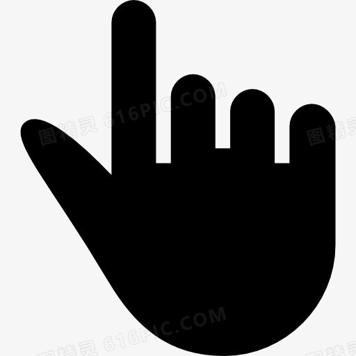 一个手指指向图标