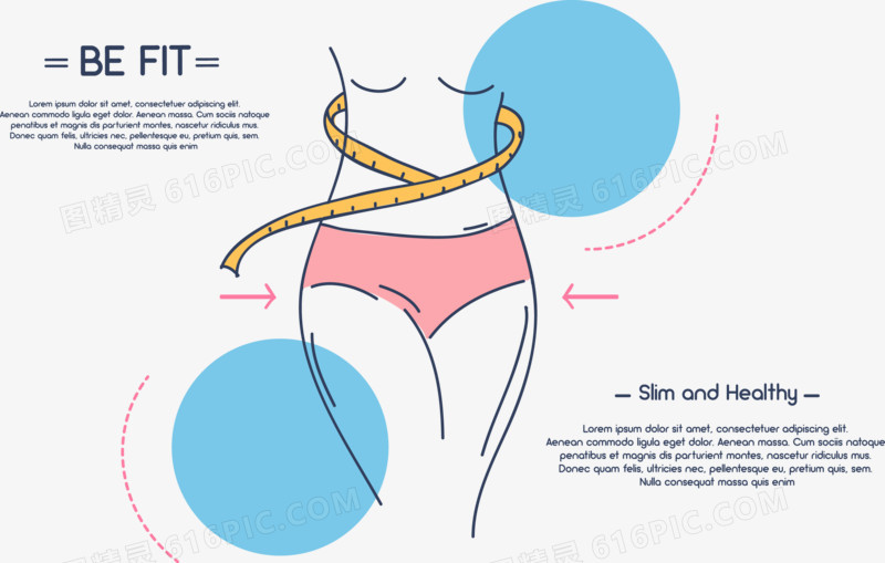 苗条瘦身矢量