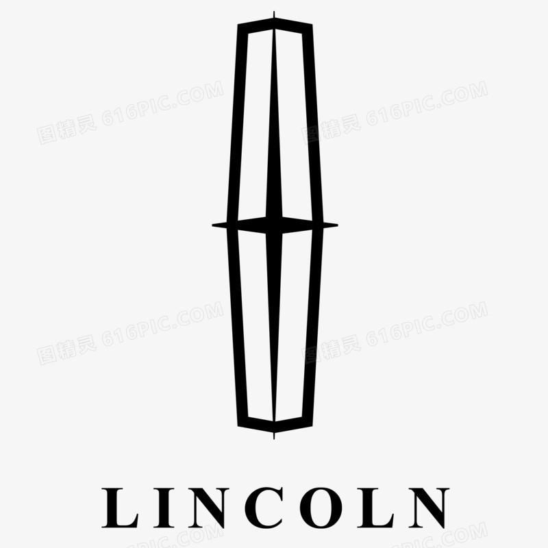 林肯矢量标志 美国林肯汽车