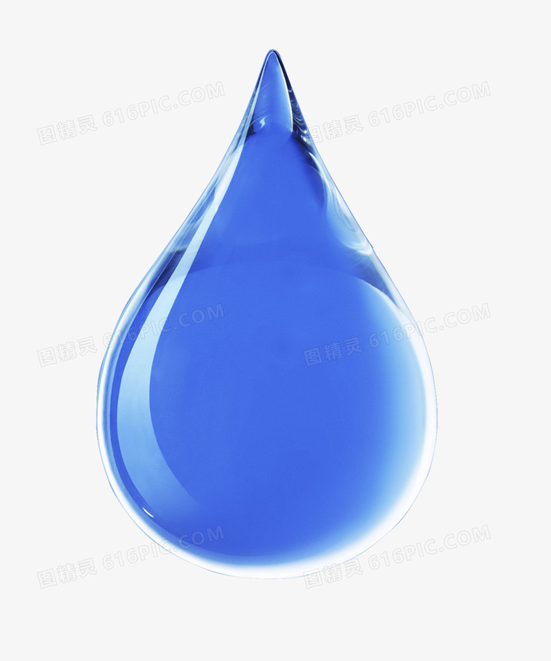 蓝色的水滴