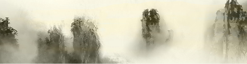 山水背景banner