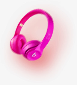粉色梦幻光效耳机