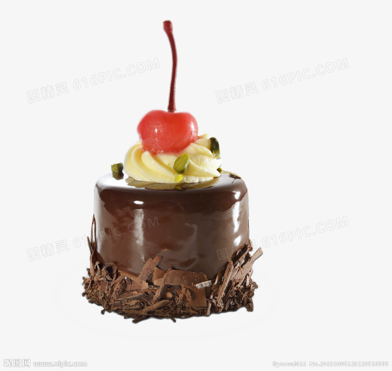卡通美食素材食物卡通 巧克力蛋糕