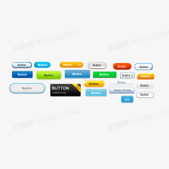 网页设计按钮套件