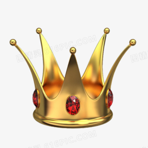 红宝石纯金华丽皇冠