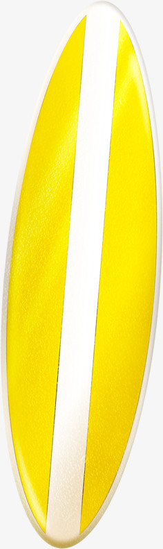 黄色冲浪板夏天