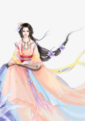 古典卡通美女