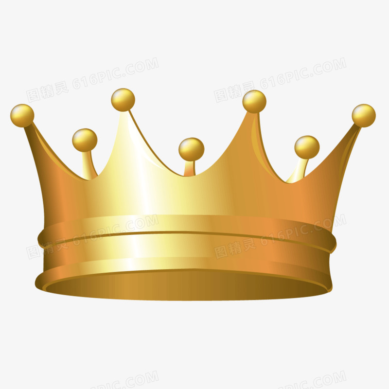 金色质感立体皇冠