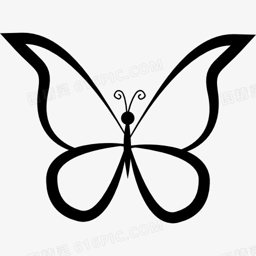 关键词:动物昆虫蝴蝶设计大纲俯视图精灵为您提供蝴蝶轮廓设计,从俯