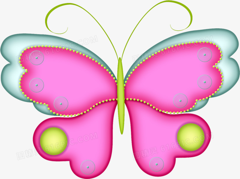 卡通蝴蝶图片免费下载_png素材_编号1xri00gk7_图精灵