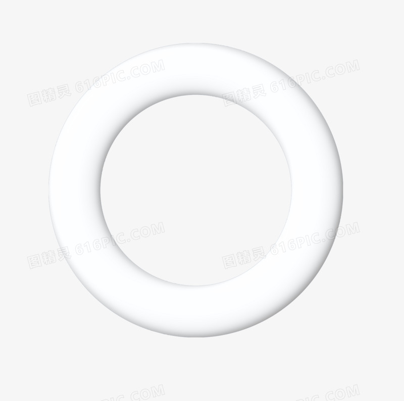 边框图案相框素描 白色圆环