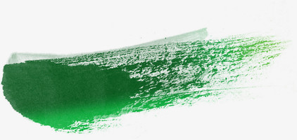 绿色清新创意痕迹墨迹