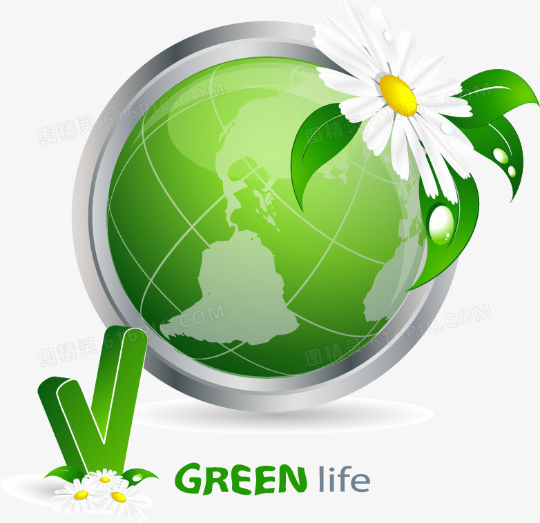 绿色环保系列矢量素材,