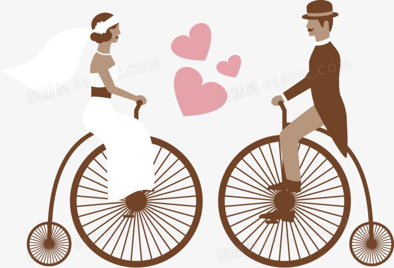 关键词:情侣自行车心男女卡通手绘图精灵为您提供婚礼情侣免费下载,本