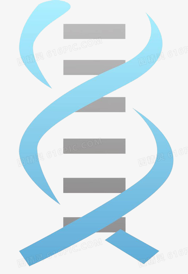 可爱蓝色基因链图形