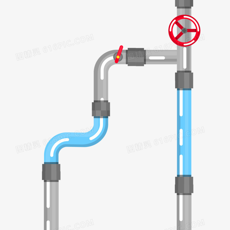 矢量水软管免抠素材