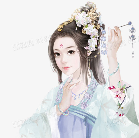 关键词:              古代美女古风古代美女人物手绘唯美卡通中国