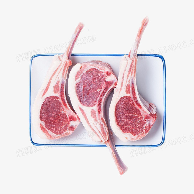 盘子里的排骨