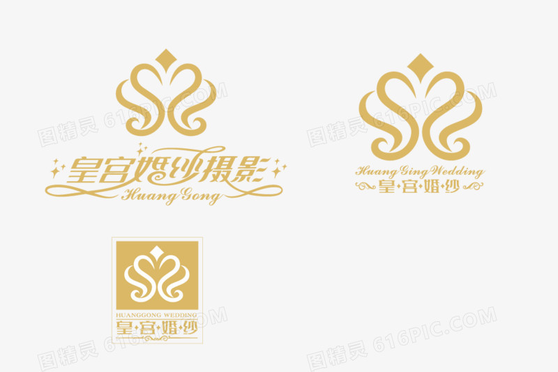 皇宫婚纱LOGO矢量