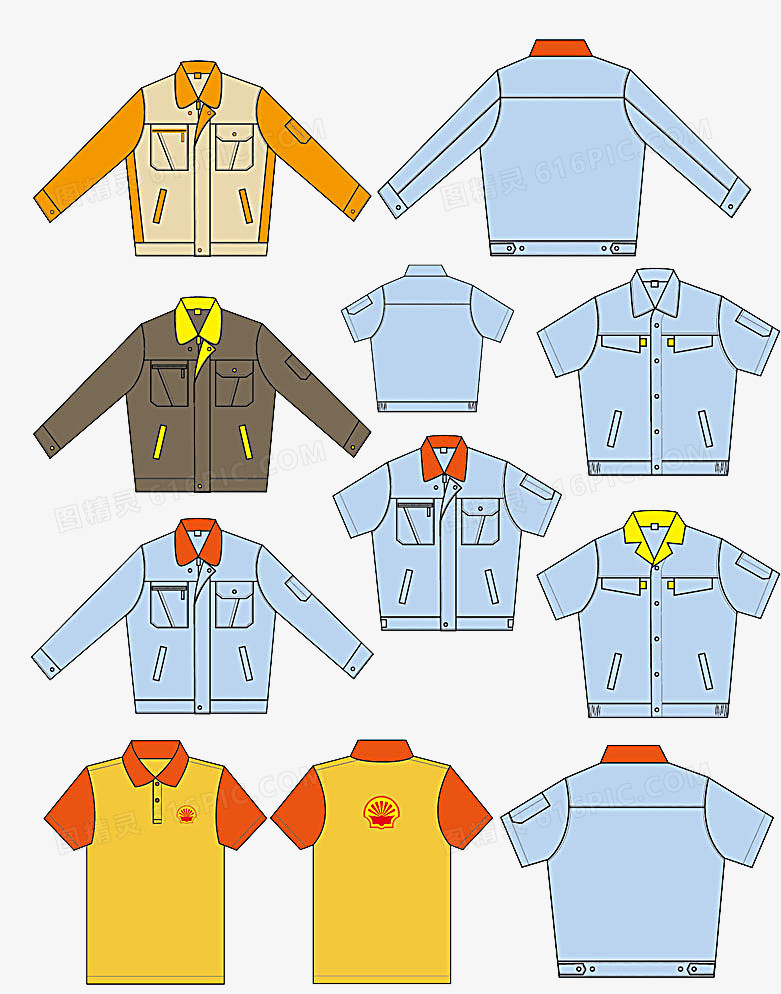 工作服VI设计图片