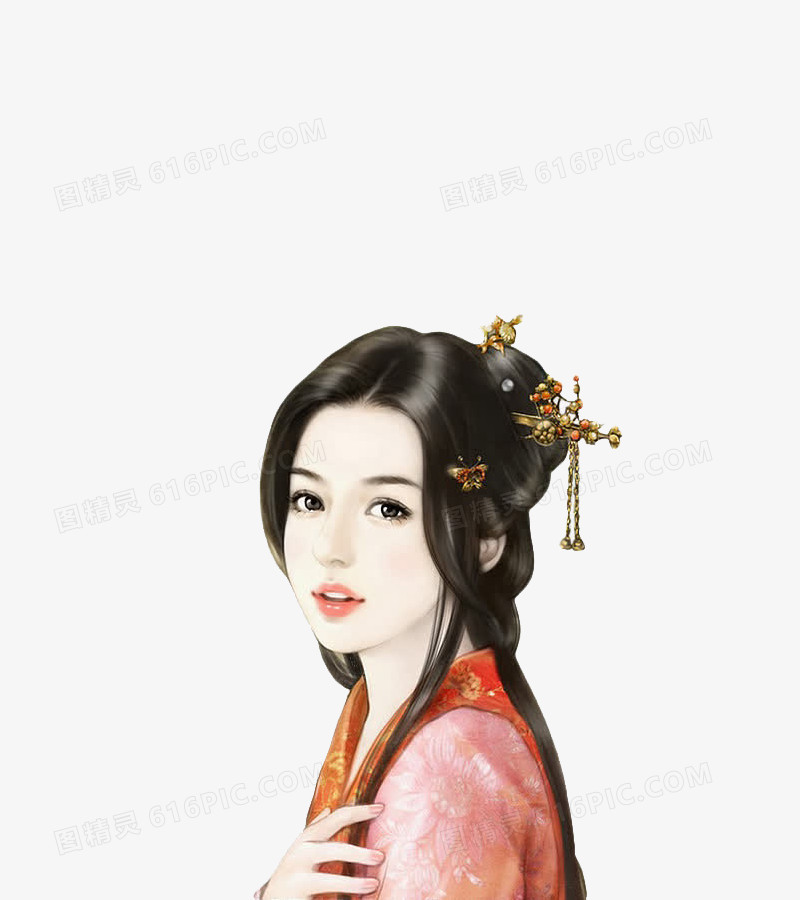 关键词:              中国风古典古装女美女古代手绘插画