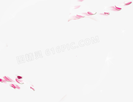 粉色花瓣铺地海报背景七夕情人节