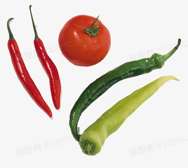 蔬菜图标食物矢量图 辣椒番茄