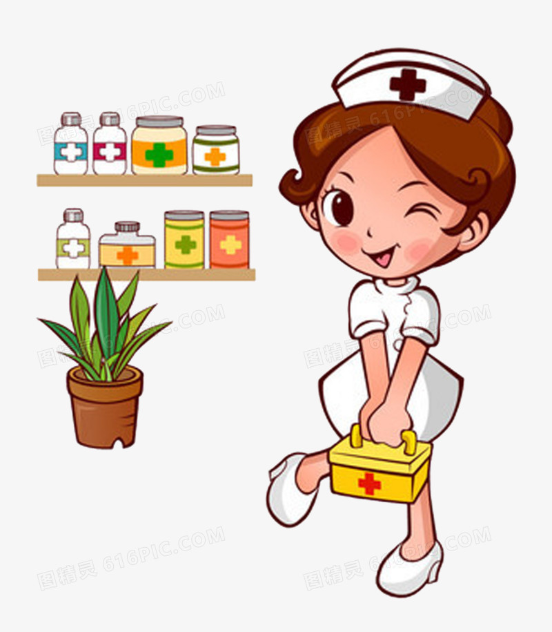 卡通小护士图片免费下载_png素材_编号1kxi5g7r0_图