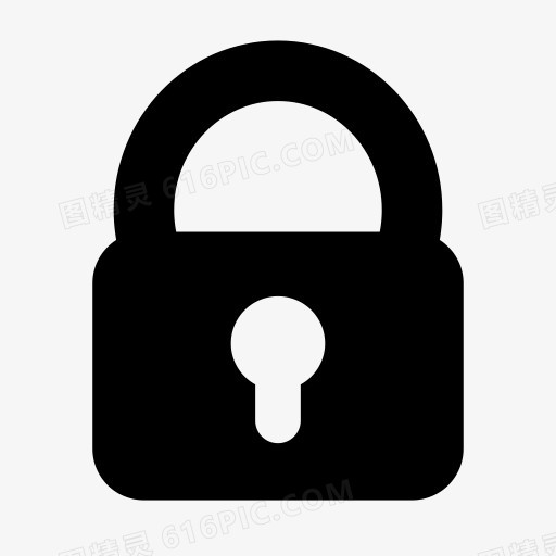 访问锁密码保护安全安全标准自由图标