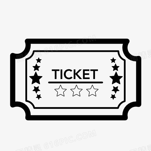 ticket  icon