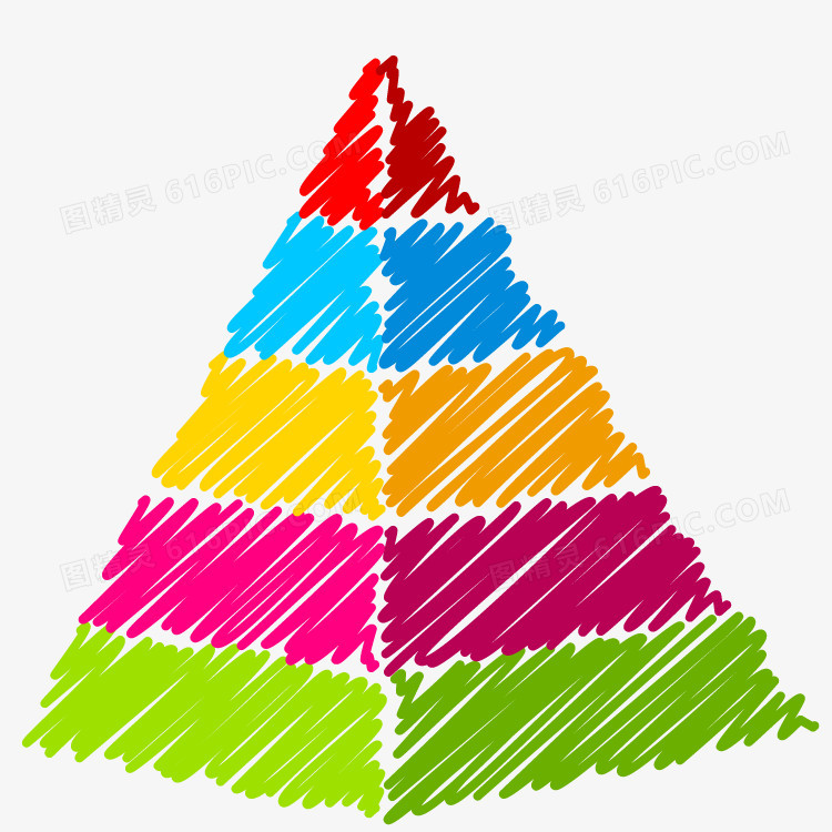 多彩金字塔