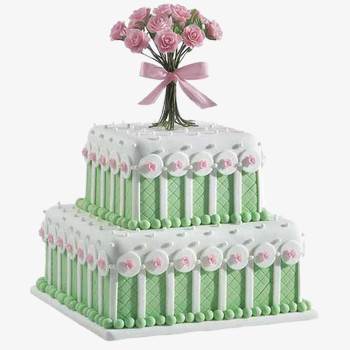 草绿生日蛋糕