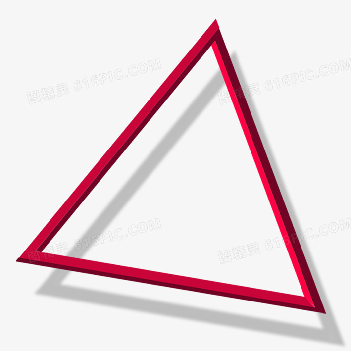 三角形边框