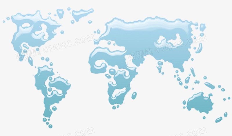 水滴欧洲地图