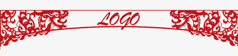 中国风logo剪纸素材