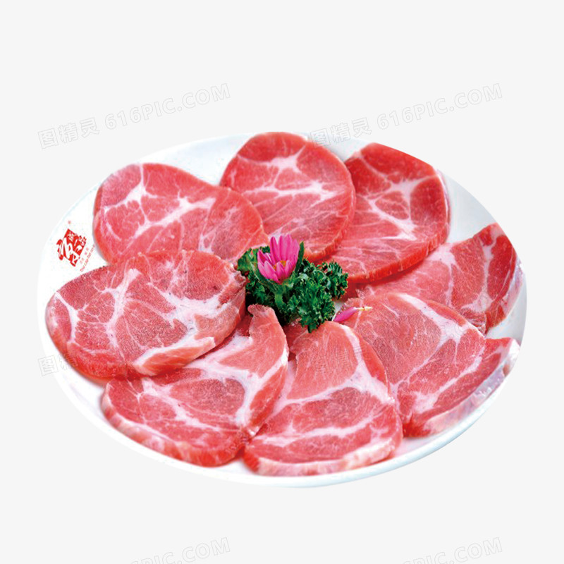 一盘五花肉