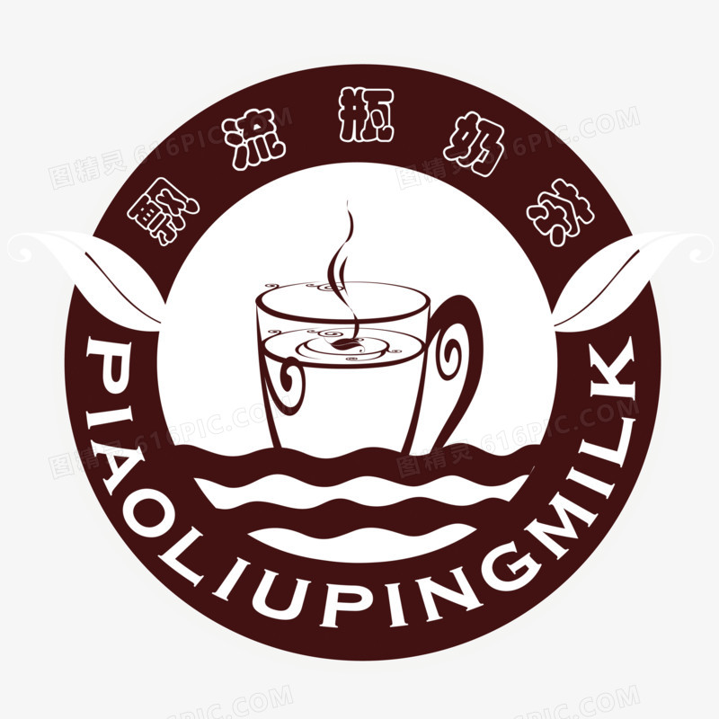 飘流奶茶logo