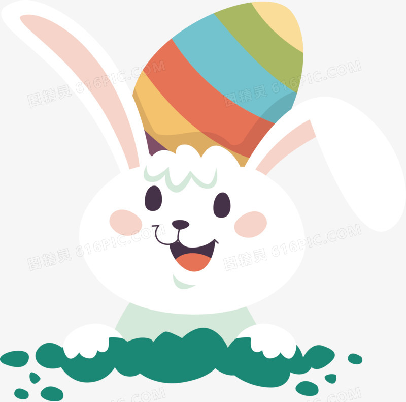 关键词:小白兔长耳朵彩色蛋图精灵为您提供卡通小兔子矢量图免费下载