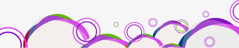 抽象炫彩紫色圈圈框框