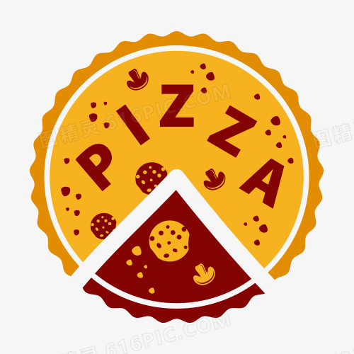 披萨图片LOGO标志矢量图