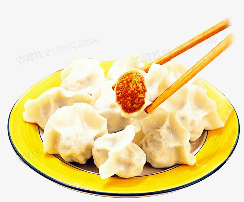 一盘水饺