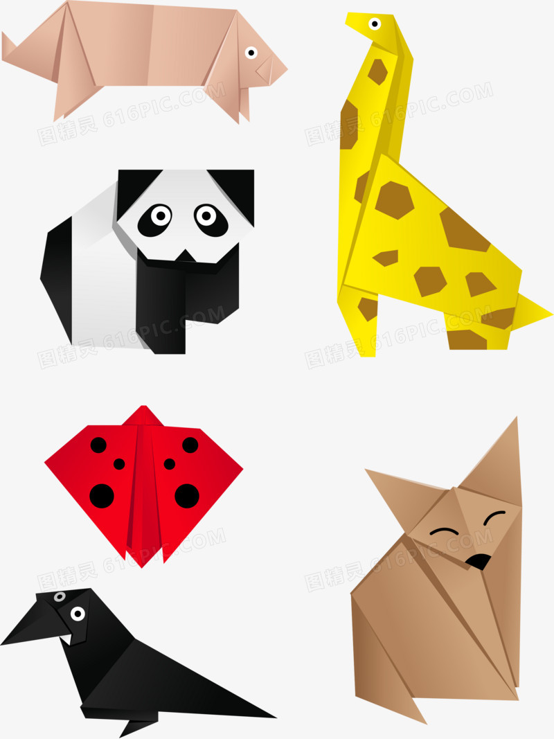 创意折纸动物