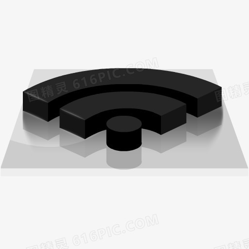 立体WiFi图标设计