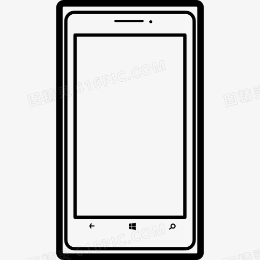 手机外形的流行模式的诺基亚Lumia 图标
