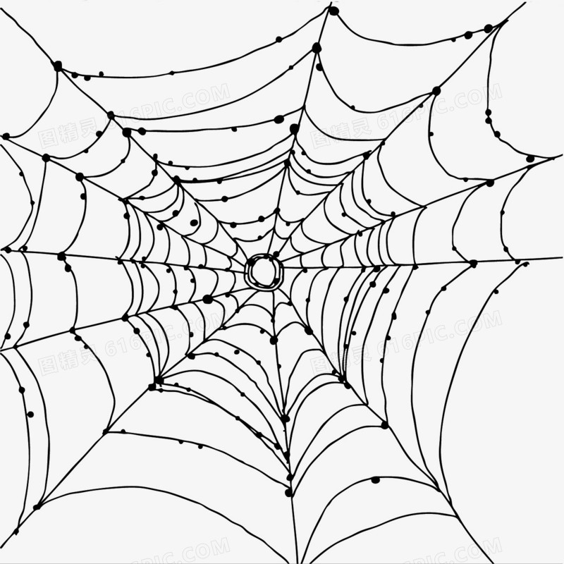 卡通图片蜘蛛网