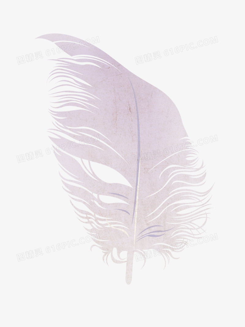 卡通翅膀羽毛飘落素材 柔软的羽毛
