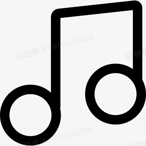 音乐音符符号图标